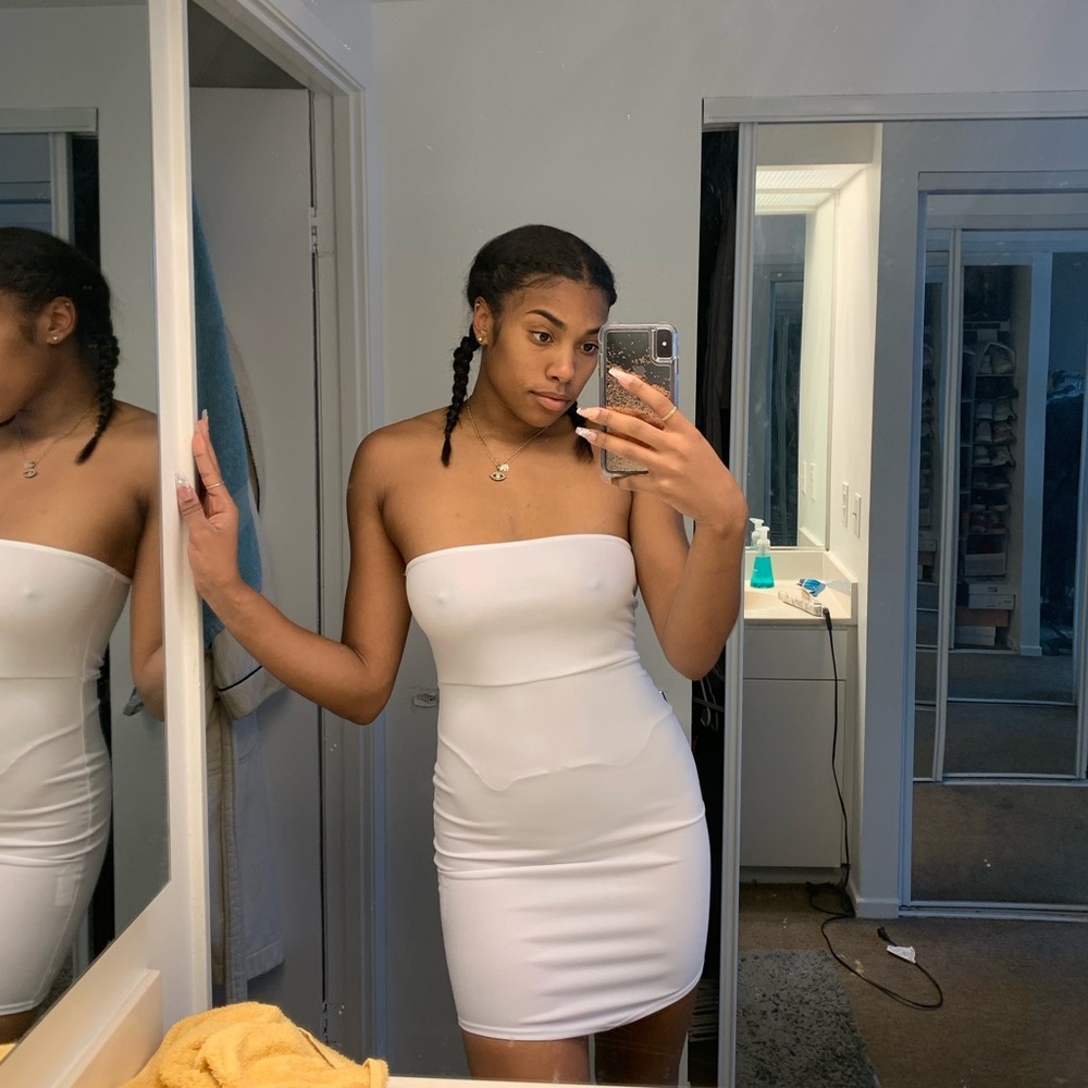Bandeau bodycon dress